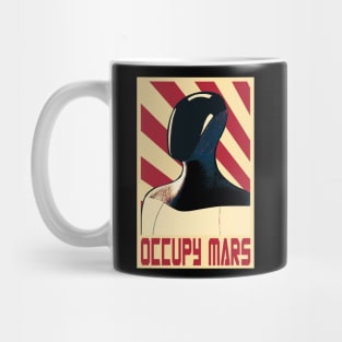 Occupy Mars Tesla Bot Mug